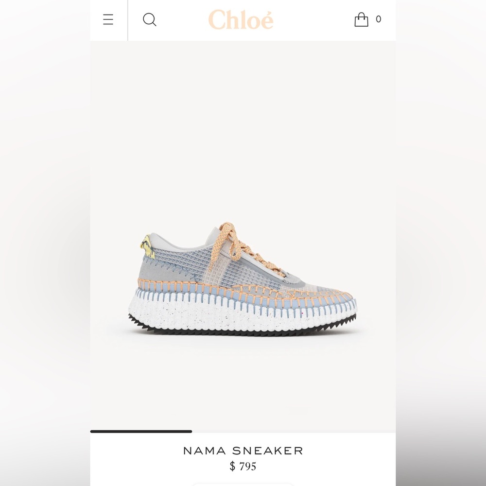 CHLOE LIKE NEW NAMA SNEAKERS